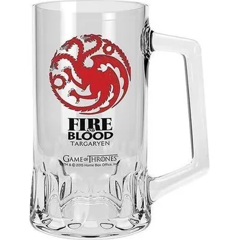 Sklenice Půllitr Game of Thrones - Targaryen