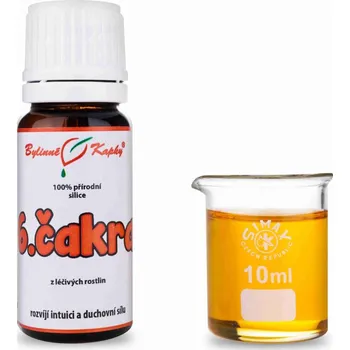Bylinné kapky s.r.o. 6.čakra, 100 % přírodní silice - esenciální (éterický) olej 10 ml | Bylinné kapky