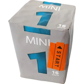 Zábavní pyrotechnika Kompaktní ohňostroj MINI1 16 ran 14mm