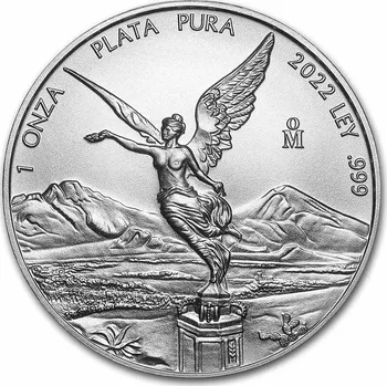 Stříbrná mince&nbsp;1 Oz Mexico Libertad 2022