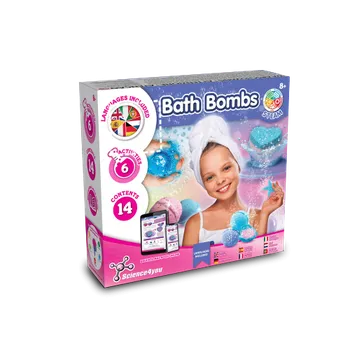 Kresba Bath Bombs Kit V. Vzdělávací hra dodáváno se skládací dárkovou taškou 190T 3 Střed, 60 x 60 NÁLEPKY, 13 barvy