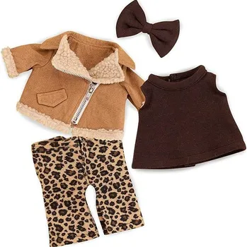 plyšák Orange Toys Set oblečení pro pejska Lucky Doggy - Leopard Fur outfit