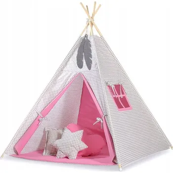 Dětský stan MINI Sada: TEEPEE STAN teepee+podložka + přívěsky