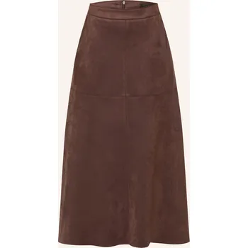 Dámské oblečení Betty Barclay Dámská Sukně V Koženém Vzhledu, hnědá, 46