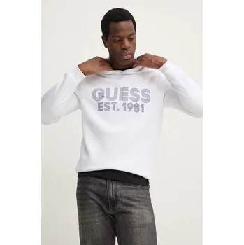 Dámské oblečení Mikina Guess BEAU M4YQ36.K9Z21 bílá 00X, vel. XL