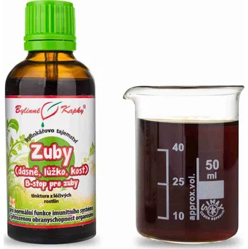 Zdraví Bylinné kapky s.r.o. Zuby (dásně, lůžko, kost - B-stop pro zuby) 50 ml