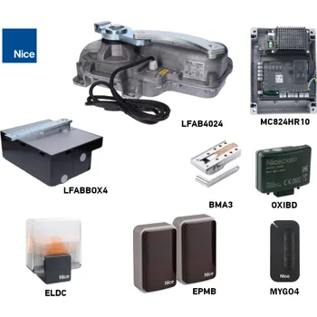 Pohon brány Sada pohonu NICE L-Fab LFAB4024 pro jednokřídlou bránu do 4 m/650 kg