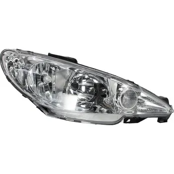 Přední světlomet DEPO Přední pravé světlo (H7, elektrický, bez motoru) PEUGEOT 206 02.2003–04.2009