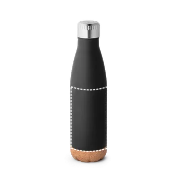 Termoska SOLBERG. Termoska z nerezové oceli a korkovou základnou 560 ml Digitální uv (360) glossy (max. 13 barev, 204.2 x 120mm) 13 barev 5 Tělo lahve