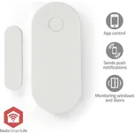 NEDIS chytrý dveřní nebo okenní snímač/ Android & iOS/ Zigbee/ SmartLife/ baterie CR2032 součástí balení/ bílý
