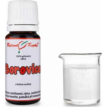 Doplněk stravy Bylinné kapky s.r.o. Borovice 100 % přírodní silice - esenciální (éterický) olej 10 ml