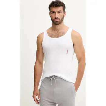 Bavlněné tričko HUGO TANK TOP TRIPL. PACK 3-pack 50545681 bílá 00X, vel. S