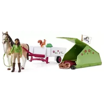 domeček pro figurky Schleich Horse Club - Sarah na kampingu (441831)