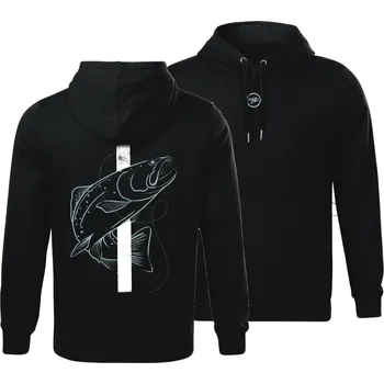 Giants Fishing Mikina Pánská Pstruh Černá Velikost: XXXL