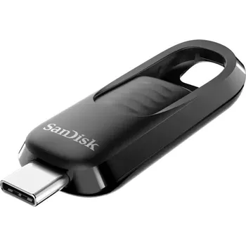 Ukládání dat SanDisk Ultra Slider USB Type-C 64GB / USB Type-C / USB 3.2 Gen 1 / Zasouvací konektor