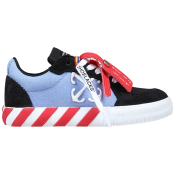 Dívčí obuv OFF-WHITE Vulc Low Black Light Blue (Kid's) Velikost: 38
