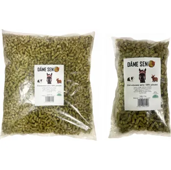Krmivo pro hlodavce Dáme seno Granulované seno BIO české, 5kg 5kg