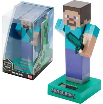 Figurka Solární Minecraft Steve