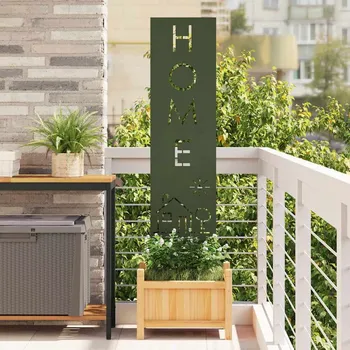 Zahradní dekorace vidaXL Soukromí na zahradě Řezací Olivově zelená 32 x 140 cm [876269]