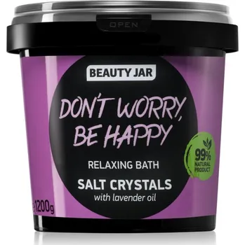 Koupelová sůl Beauty Jar Don't Worry, Be Happy relaxační sůl do koupele s vůní levandule 1.2 kg
