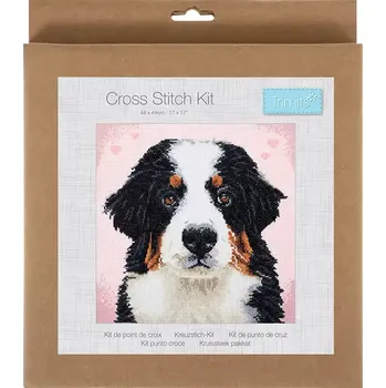 Vyšívací vzor Sada na vyšívání GCS194 Bernský salašnický pes (Counted cross stitch kit : Woof)