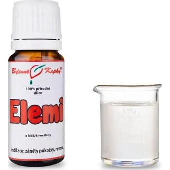 Bylinné kapky s.r.o. Elemi 100 % přírodní silice - esenciální (éterický) olej 10 ml | Bylinné kapky