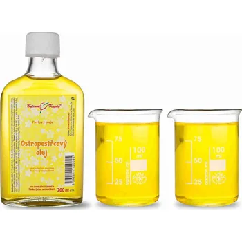 Doplněk stravy Bylinné kapky s.r.o. Ostropestřcový (ostropestřec) olej 200 ml - přírodní za studena lisovaný panenský extra