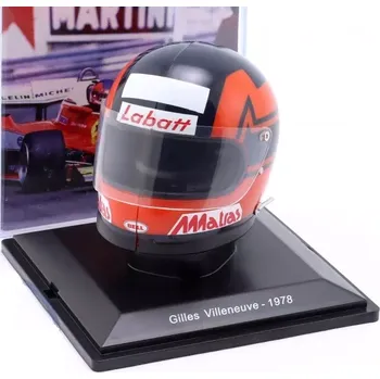 Replika zbraně Helma Gilles Villeneuve 1978 (Originální replika helmy Gilles Villeneuve)