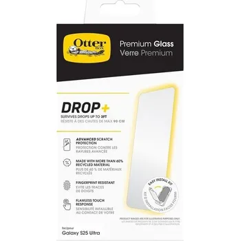 Ochranné sklo OtterBox Premium Glass pro Samsung Galaxy S25 Ultra, tvrzené sklo, vynikající ochrana