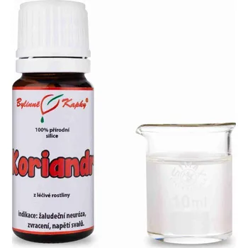 Bylinné kapky s.r.o. Koriandr 100 % přírodní silice - esenciální (éterický) olej 10 ml