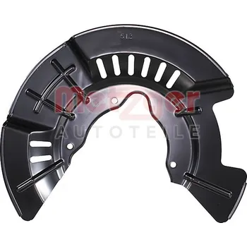 Brzdový kotouč Ochranný plech proti rozstřikování, brzdový kotouč METZGER 6115662