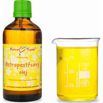 Doplněk stravy Bylinné kapky s.r.o. Ostropestřcový (ostropestřec) olej 100 ml - přírodní za studena lisovaný panenský extra
