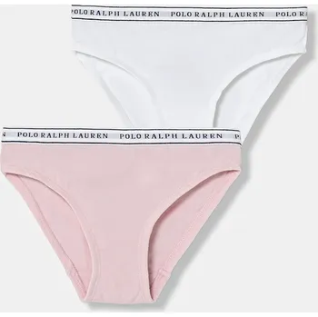 Dámské oblečení Dětské kalhotky Polo Ralph Lauren 2-pack 4P5039 bílá 00X, vel. 155-159