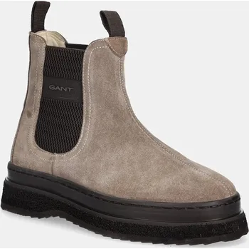 Dámská móda Semišové kotníkové boty Gant Sistown 31553102 béžová 80X, EUR 39