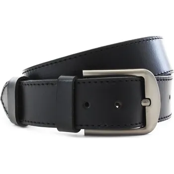 Opasek Kožený pánský opasek 913-5001-1-60/60-9012-40 černý