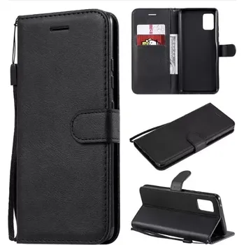 Pouzdro na mobilní telefon TT-TopTechnology Kožené pouzdro Samsung Galaxy A51 černé, black, model knížka