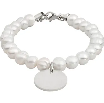 Módní doplněk Troli Půvabný perličkový náramek s přívěskem VBD403S + 2 měsíce na vrácení zboží