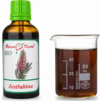 Doplněk stravy Bylinné kapky s.r.o. Jestřabina BIO - Bylinné kapky (tinktura) 50 ml