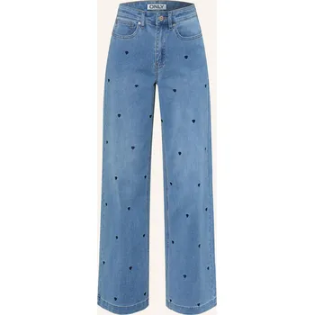 Dámské oblečení Only Dámské Džíny Se Širokými Nohavicemi, medium blue...