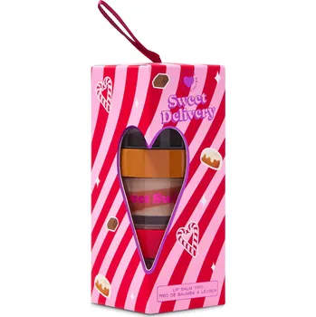 Péče o rty Makeup Revolution I Heart Revolution Sweet Delivery Lip Balm Trio 3x 8,1 g