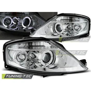 Auto-moto Tuning-Tec Přední čirá světla Citroen C3 I (2002 - 2009) - chromované - Angel Eyes