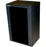 XtendLan 18U/600x600, na zeď, jednodílný,rozložený, skleněné dveře