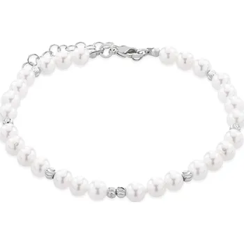 Náramek Troli Elegantní náramek se syntetickými perlami VSB0179S + 2 měsíce na vrácení zboží