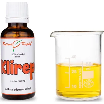 Bylinné kapky s.r.o. Klirep 100 % přírodní silice - esenciální (éterický) olej 10 ml | Bylinné kapky