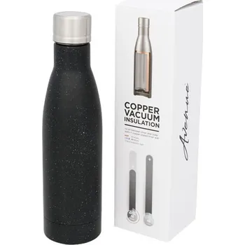 Termoska Vasa 500ml tečkovaná měděná vakuová izolační láhev - Černá