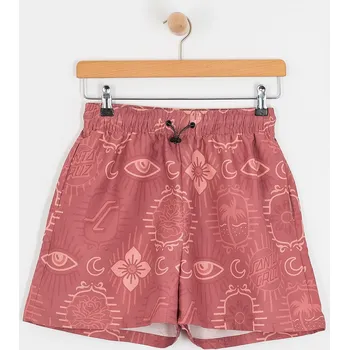 Oblečení a móda Santa Cruz Venice (red patchwork) XS, červená