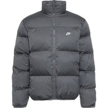 Pánská bunda Nike Sportswear Club Puffer Jacket Iron Grey/White Velikost: S