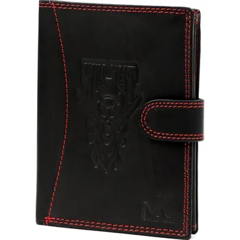 Pánská peněženka Money Kepper CDD 5601B WILD WEST černá, červená