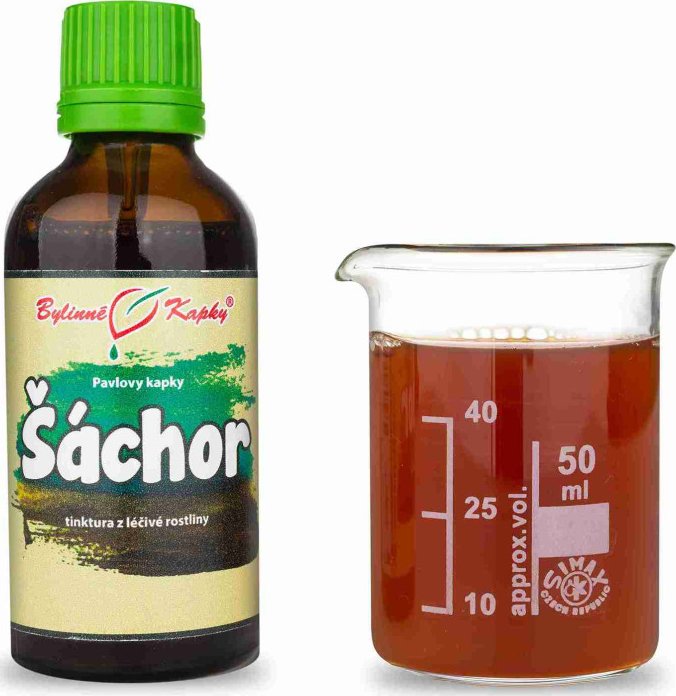 Bylinné kapky s.r.o. Šáchor tinktura TCM 50 ml | Pavlovy bylinné kapky