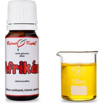 Doplněk stravy Bylinné kapky s.r.o. Afrikán 100 % přírodní silice - esenciální (éterický) olej 10 ml | Bylinné kapky